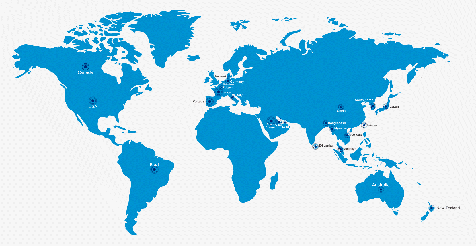 Global Connect World Map Image - KKP India